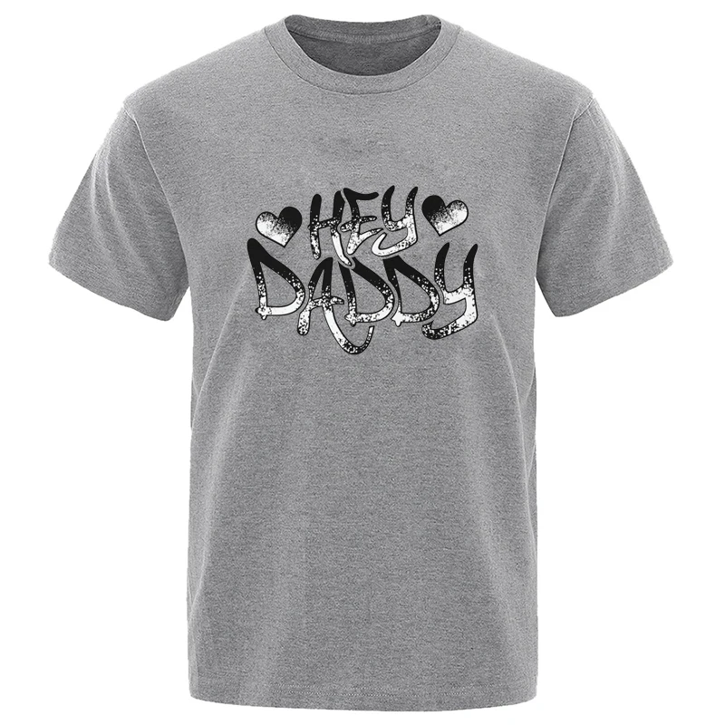 Loose Men T-shirts Summer Hey Daddy Print T Shirts Hey Daddy Retro Cool Design Street Short Sleeve Top Tee Men Street Clothing
Loose Men T-shirts Summer Hey Daddy Print T Shirts Hey Daddy Retro Cool Design Street Short Sleeve Top Tee Men Street Clothing