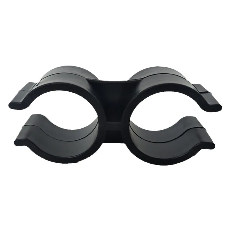 12Pcs Double Pipe Clip Plastic 25mm Black Double Port Clamp Shelf Pole Connector Warehouse Supermarket Shelf Link Accessories
12Pcs Double Pipe Clip Plastic 25mm Black Double Port Clamp Shelf Pole Connector Warehouse Supermarket Shelf Link Accessories