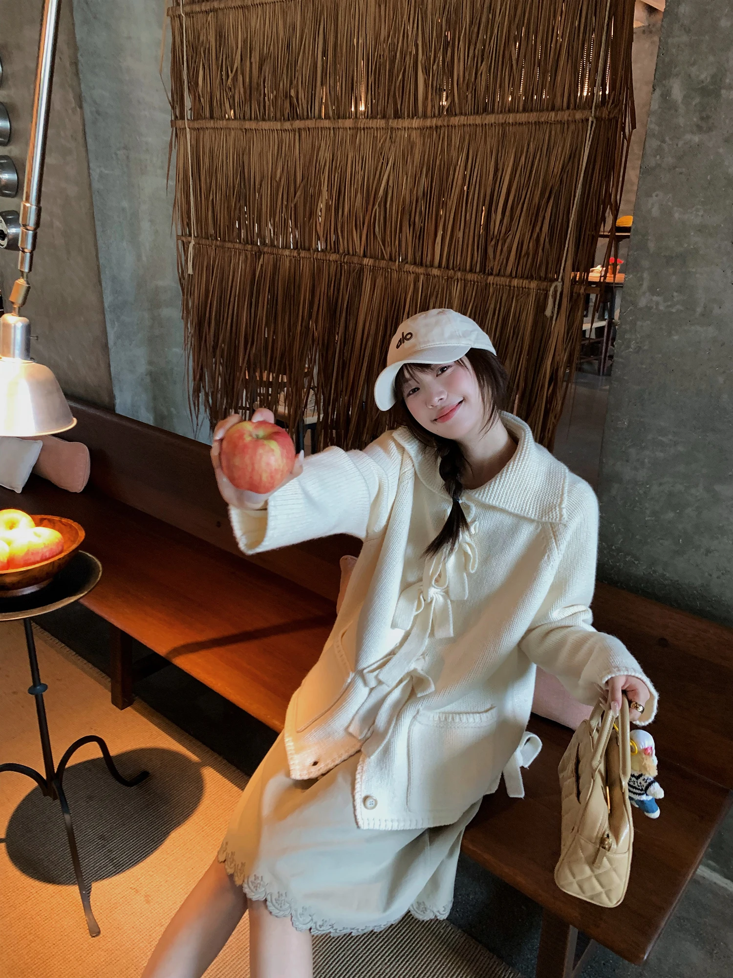 Soft Blend Woolen Sweater Cardigan with Knot by Little Lady Brand Loose Fit Daily Wear Long Sve Pure Color
Soft Blend Woolen Sweater Cardigan with Knot by Little Lady Brand Loose Fit Daily Wear Long Sve Pure Color