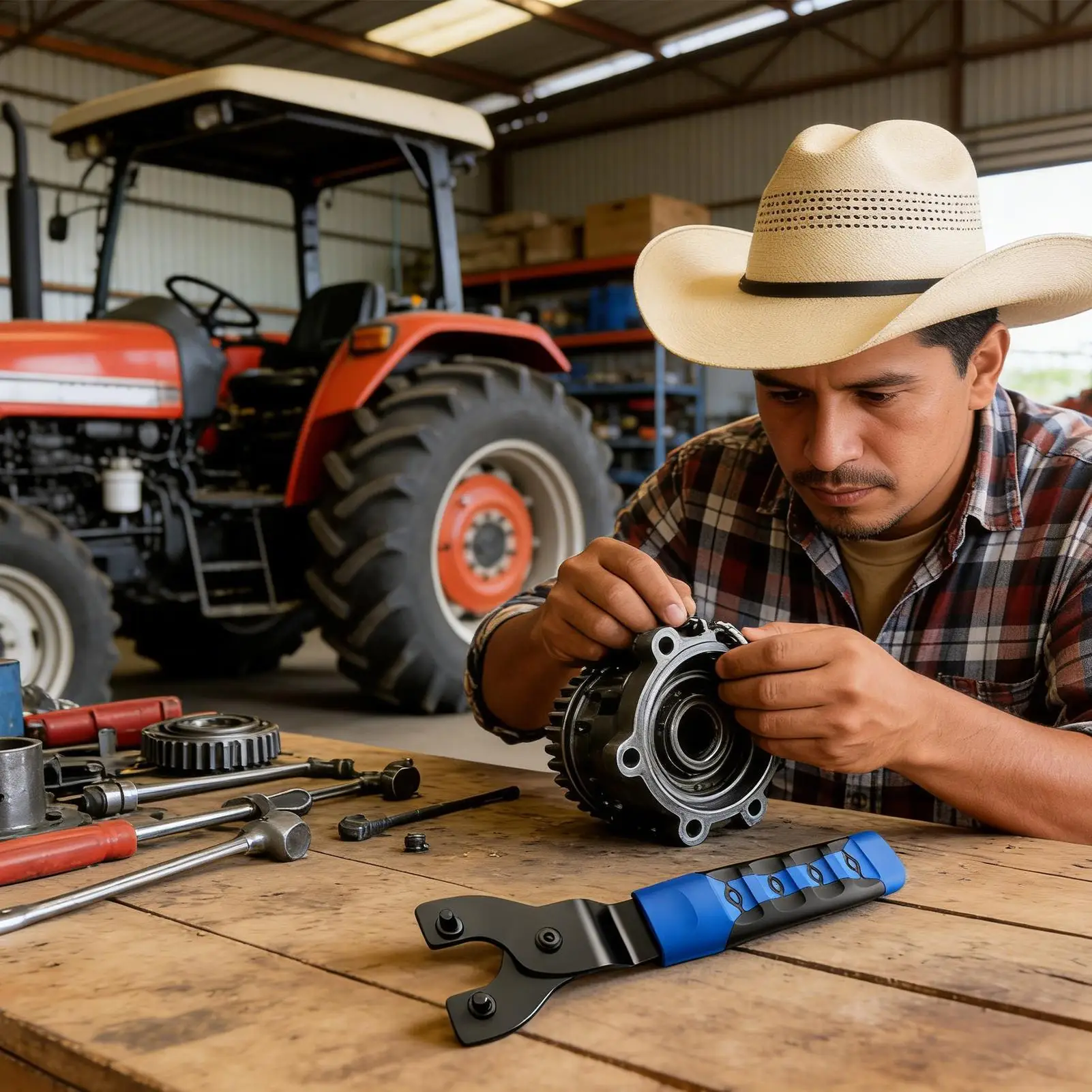 Ключ для шлифовальных кругов с 2 захватами, регулируемый, диапазон 6-47 мм, для пневматического молотка, для сантехнических работ и шлифовки
Ключ для шлифовальных кругов с 2 захватами, регулируемый, диапазон 6-47 мм, для пневматического молотка, для сантехнических работ и шлифовки