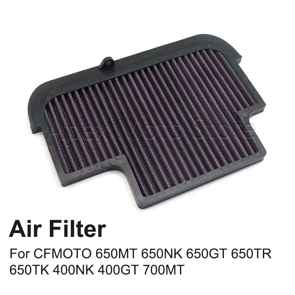 Motorcycle High Flow Air Filter Intake Cleaner Element For CFMOTO 650MT 650NK 650GT 650TR 650TK 400NK 400GT 700MT 400 650 GT NK
Motorcycle High Flow Air Filter Intake Cleaner Element For CFMOTO 650MT 650NK 650GT 650TR 650TK 400NK 400GT 700MT 400 650 GT NK