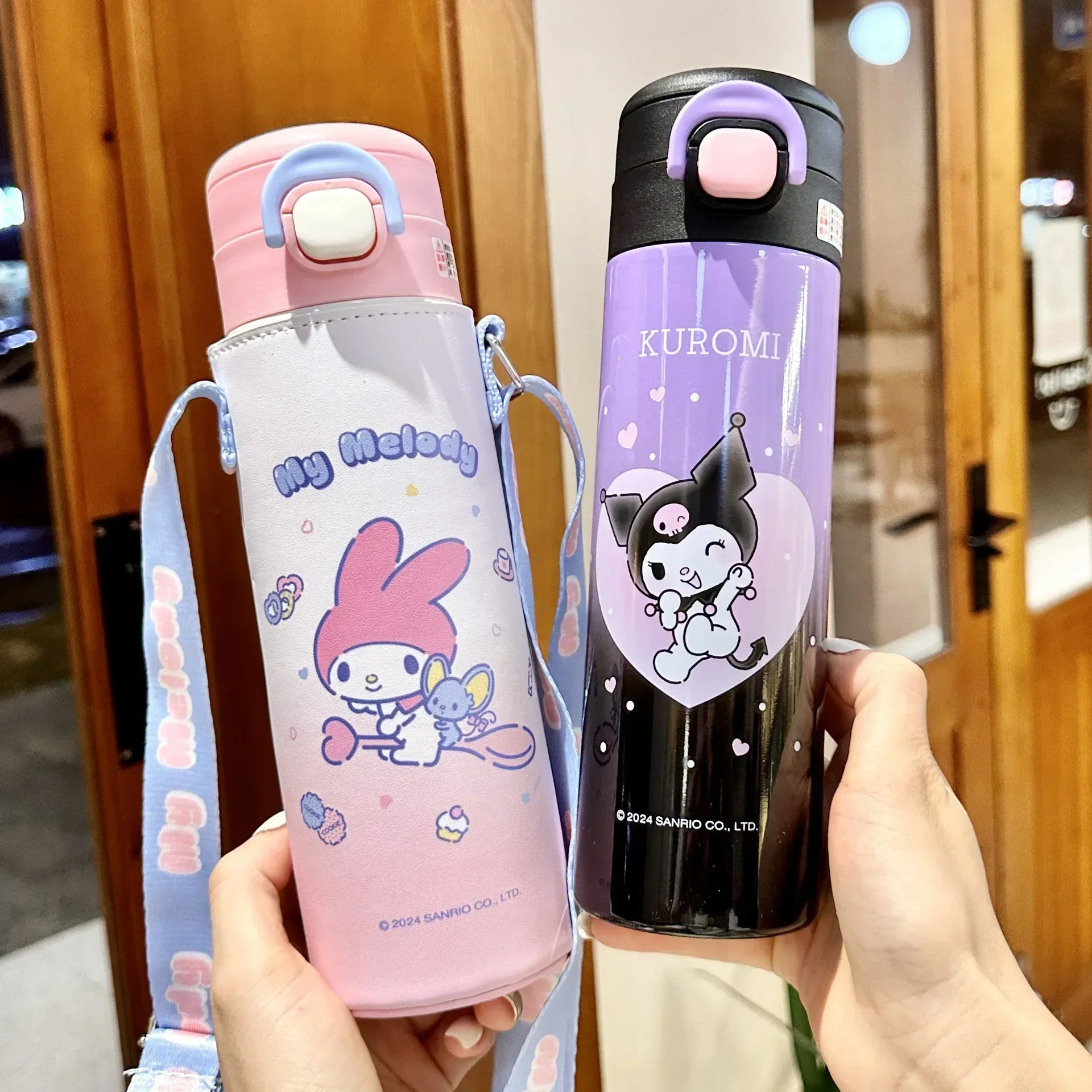 Sanrio Cute Kawaii Стакан из нержавеющей стали с вакуумной изоляцией и двойной крышкой, термочашка из нержавеющей стали 316 для туристического офиса
Sanrio Cute Kawaii Стакан из нержавеющей стали с вакуумной изоляцией и двойной крышкой, термочашка из нержавеющей стали 316 для туристического офиса