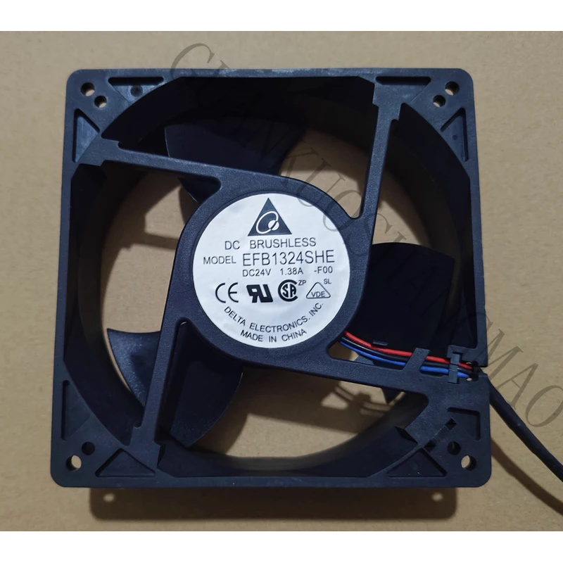 HJY one for Delta EFB1324SHE 127*127*38mm 24V 1.38A 3Pin cooling fan
HJY one for Delta EFB1324SHE 127*127*38mm 24V 1.38A 3Pin cooling fan