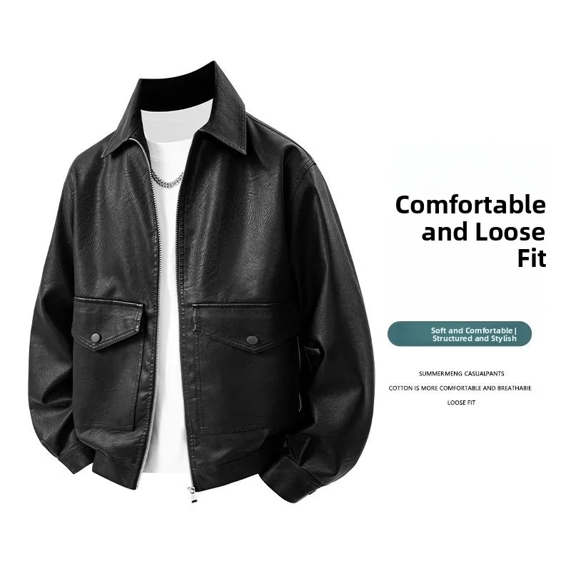 Men's Leather Jaet M8XL Spring Autumn Cross-Border Sle 2026 New Model Long Sve Regular Thin Chinese Production
Men's Leather Jaet M8XL Spring Autumn Cross-Border Sle 2026 New Model Long Sve Regular Thin Chinese Production