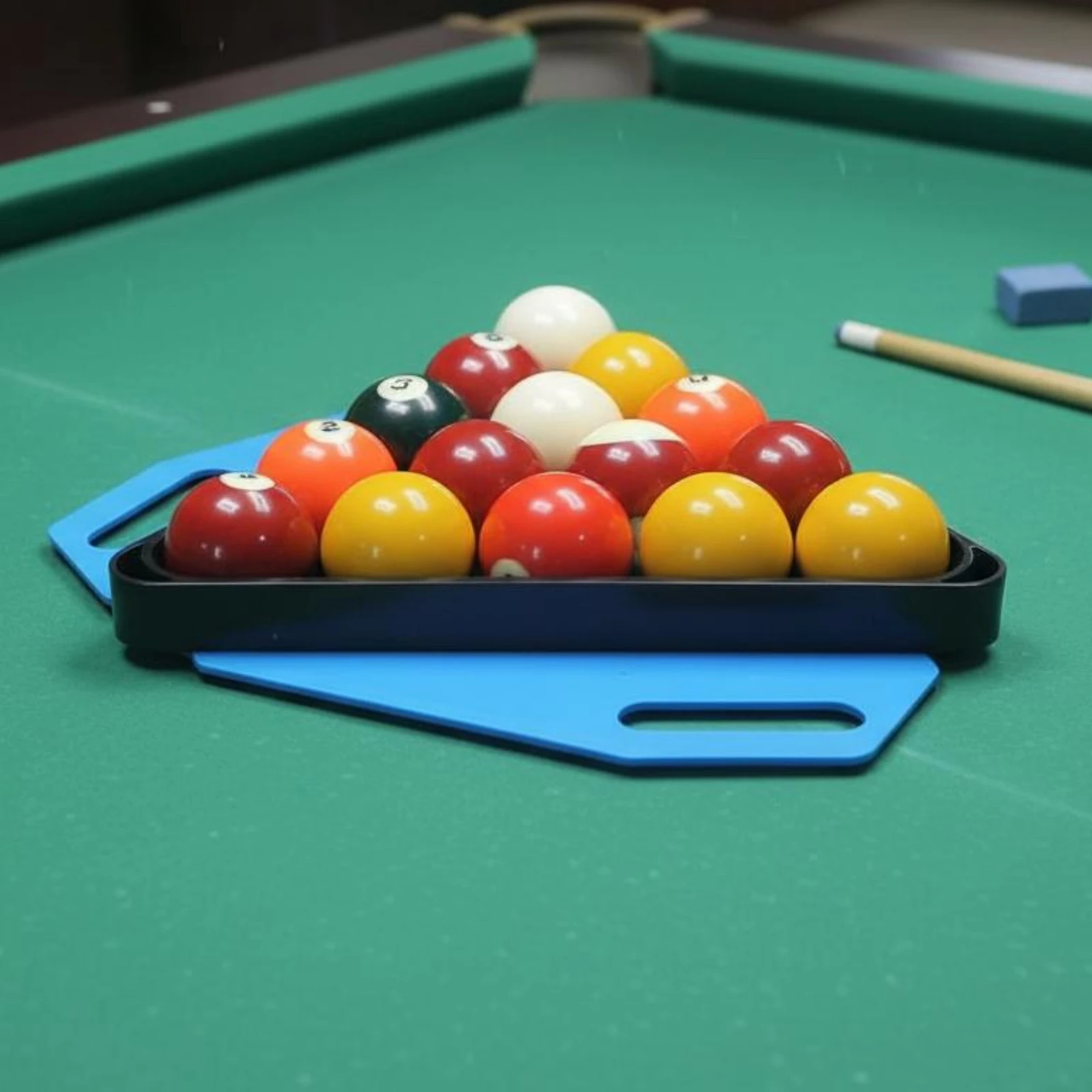 Triangle Ball Rack and Tray Set Sturdy Plastic Billiard Sphere Racking Tray for Bar
Triangle Ball Rack and Tray Set Sturdy Plastic Billiard Sphere Racking Tray for Bar