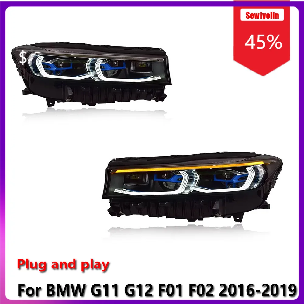 Car LED Headlight Accessories For BMW G11 G12 F01 F02 2016-2019 Fog DRL Brake Turn Signal Lamp Plug And Play
Car LED Headlight Accessories For BMW G11 G12 F01 F02 2016-2019 Fog DRL Brake Turn Signal Lamp Plug And Play