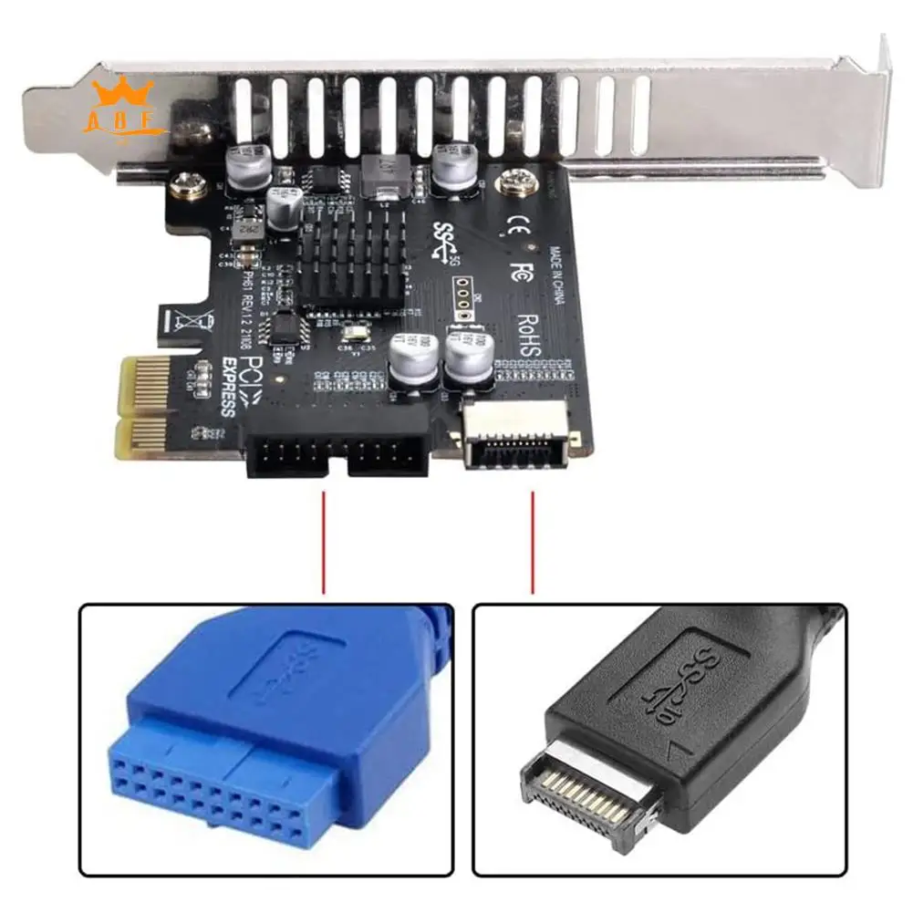 A08E-VL805 Адаптер материнской платы 5 Гбит/с Тип E USB 3.1 Женская передняя панель и USB 2.0 к PCI-E 1X Express Card
A08E-VL805 Адаптер материнской платы 5 Гбит/с Тип E USB 3.1 Женская передняя панель и USB 2.0 к PCI-E 1X Express Card