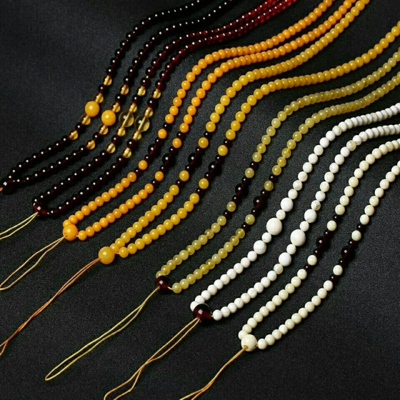 Amber Pendant Necklace Cord Amber Sweater Chain Unisex Rainbow Chain Second Generation Chicken Oil Yellow Old Amber Round Bead B
Amber Pendant Necklace Cord Amber Sweater Chain Unisex Rainbow Chain Second Generation Chicken Oil Yellow Old Amber Round Bead B