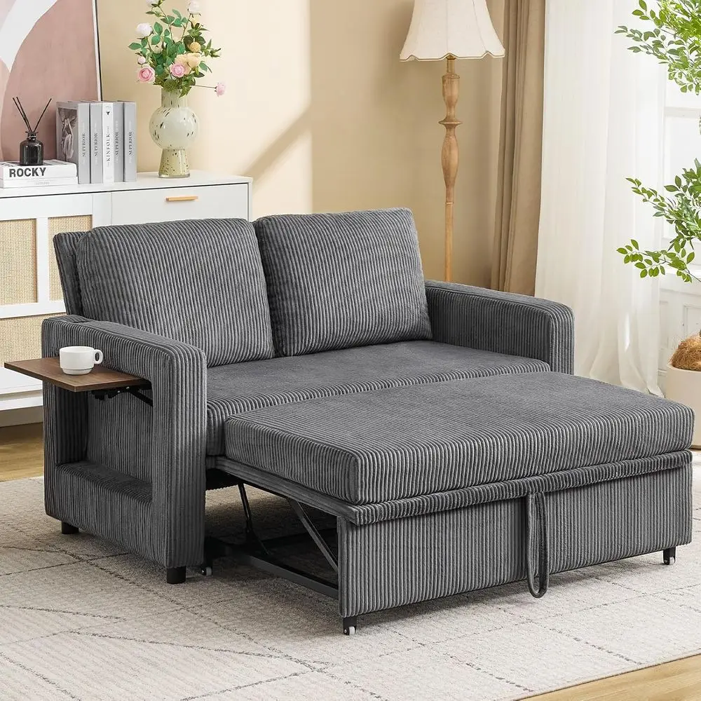 3 in 1 Convertible Soa Bed, Pull Out Couch with Dual USB and Type C Ports, Chenille abric Loveseat Sleeper Soa Bed, Soa Bed with
3 in 1 Convertible Soa Bed, Pull Out Couch with Dual USB and Type C Ports, Chenille abric Loveseat Sleeper Soa Bed, Soa Bed with
