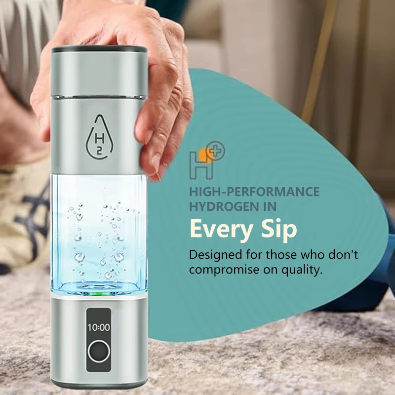 Rechargeable Hydrogen Water Bottle SPE PEM Tech 8000ppb Hydrogen Rich Water Ionizer Bpa Free Molecular Hydrogen Water Generator
Rechargeable Hydrogen Water Bottle SPE PEM Tech 8000ppb Hydrogen Rich Water Ionizer Bpa Free Molecular Hydrogen Water Generator