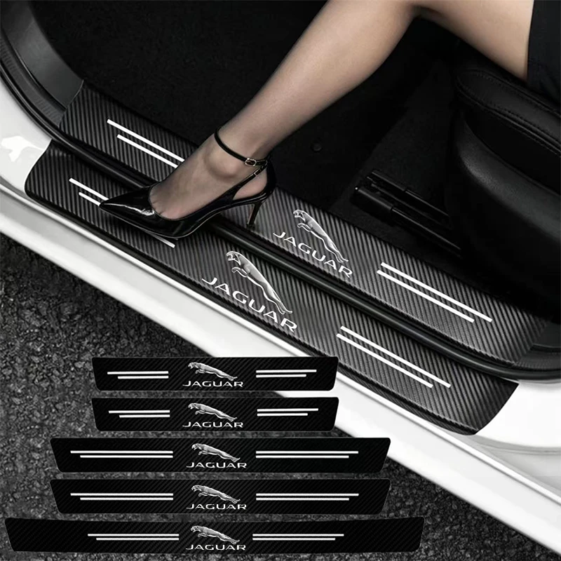 1/4/5Pcs Leather Car Door Sill Protector Carbon Fiber Sill Strip For Jaguar XKR XEL XFL S F XK XJL XJ6 XJS E-Pace I-Pace S-Type
1/4/5Pcs Leather Car Door Sill Protector Carbon Fiber Sill Strip For Jaguar XKR XEL XFL S F XK XJL XJ6 XJS E-Pace I-Pace S-Type