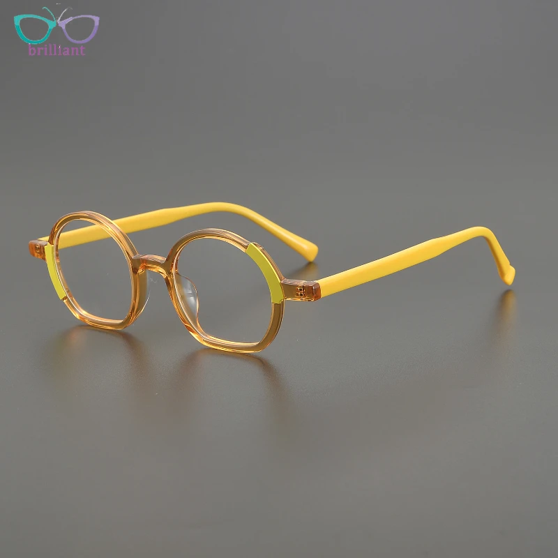 New Fashion Multi-color Ultra Light Acetate Circular Myopia Glasses Frame for Men Women Personalized Optical Retro Glasses 76838
New Fashion Multi-color Ultra Light Acetate Circular Myopia Glasses Frame for Men Women Personalized Optical Retro Glasses 76838