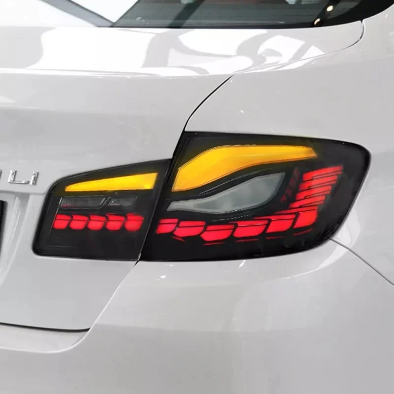 Автомобильный задний фонарь для BMW F10 F18 520 525 2011-2017, полностью светодиодный динамический задний фонарь в стиле драконьей
Автомобильный задний фонарь для BMW F10 F18 520 525 2011-2017, полностью светодиодный динамический задний фонарь в стиле драконьей