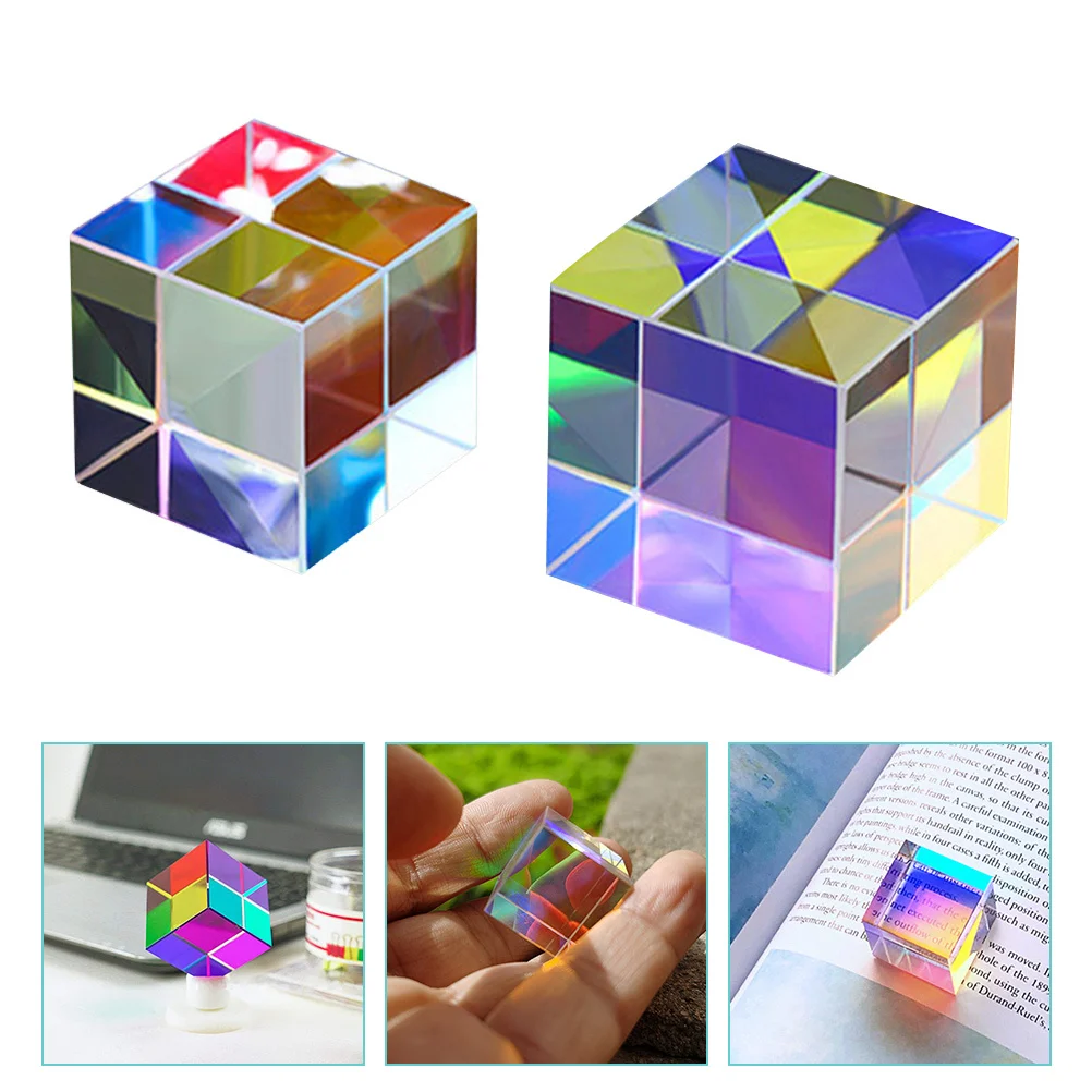 2pcs Colorful Prisms Optical Experiment Cube For Teaching Physics Tools Tabletop Decoration Physical Science Prism Props
2pcs Colorful Prisms Optical Experiment Cube For Teaching Physics Tools Tabletop Decoration Physical Science Prism Props