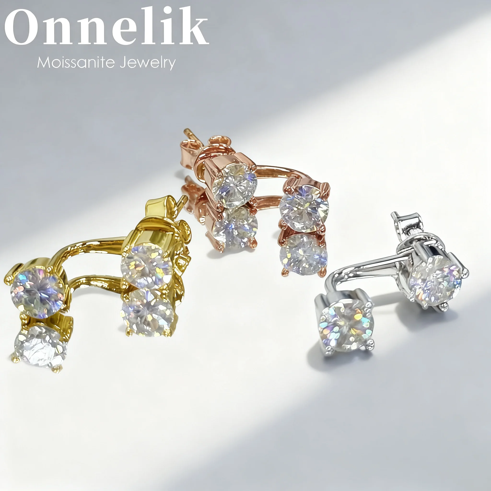 Женские серьги Onnelik 0,5 карата с муассанитом, сверкающие классические серьги с бриллиантами для свадебной лаборатории, элегантный подарок из чистого серебра S925
Женские серьги Onnelik 0,5 карата с муассанитом, сверкающие классические серьги с бриллиантами для свадебной лаборатории, элегантный подарок из чистого серебра S925