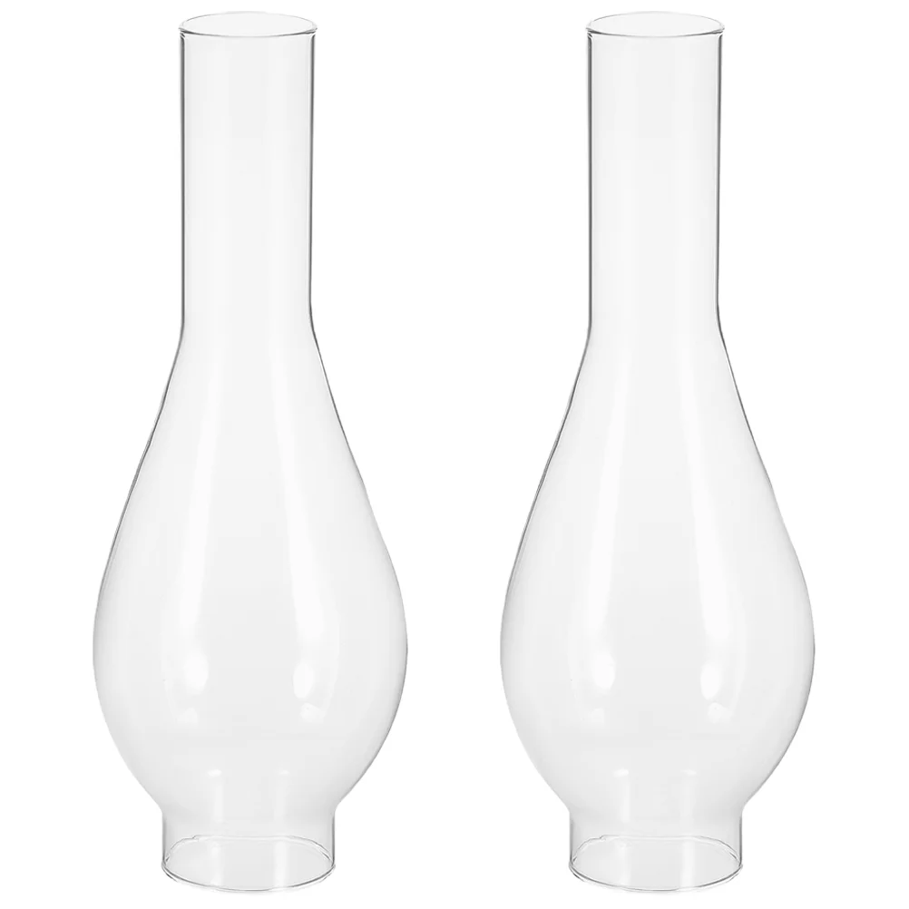 2 Pcs Clear Oil Lamp Shade Glass Replacement Chimney for Kerosene Design Windproof Vintage Style Home Decor
2 Pcs Clear Oil Lamp Shade Glass Replacement Chimney for Kerosene Design Windproof Vintage Style Home Decor
