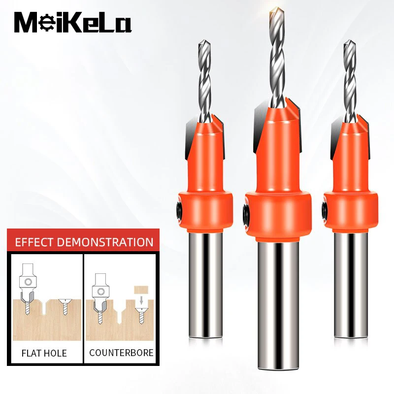 8mm Shank HSS Woodworking Countersink Router Bit Screw Extractor Demolition for Wood Milling Cutter Power Tool
8mm Shank HSS Woodworking Countersink Router Bit Screw Extractor Demolition for Wood Milling Cutter Power Tool