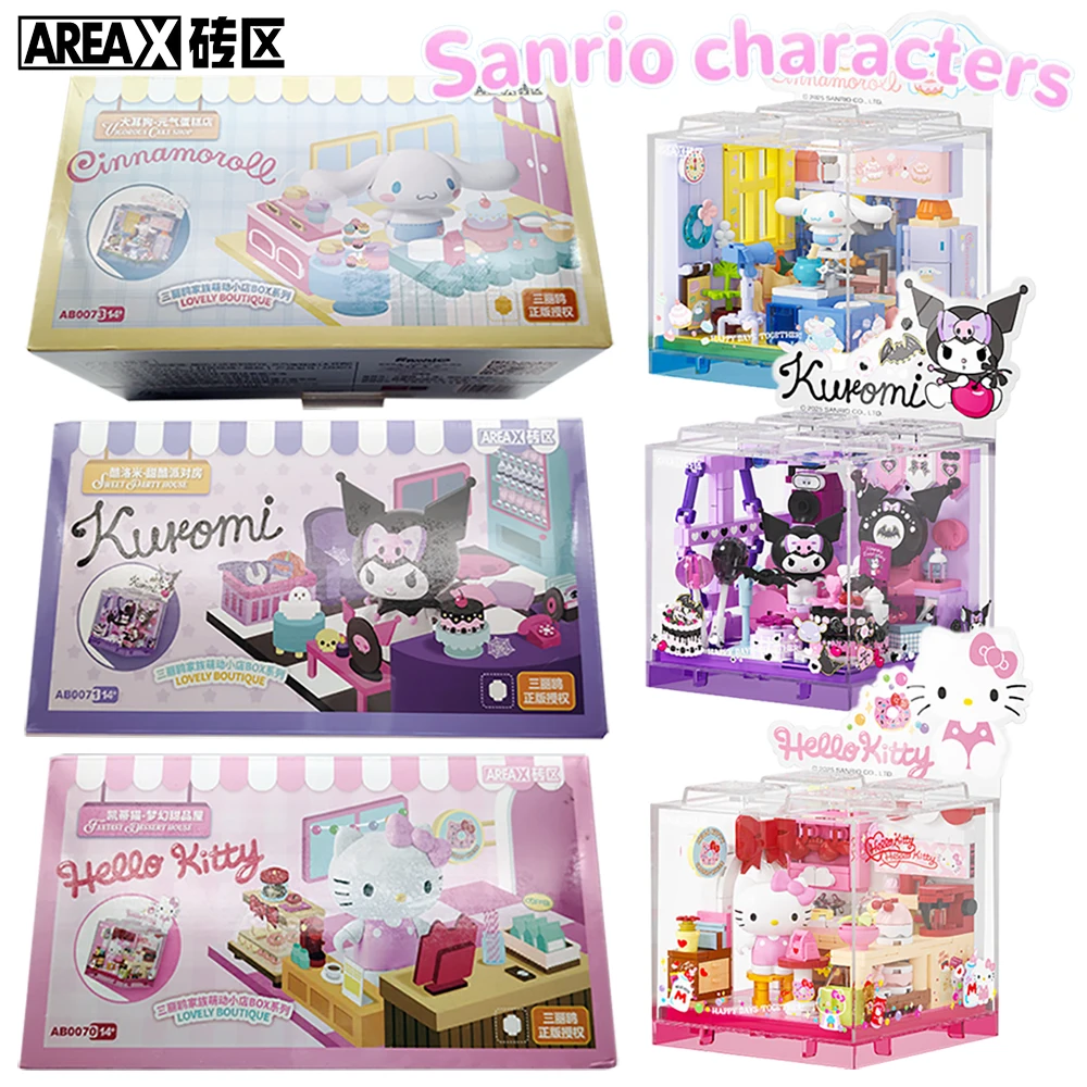 Новые оригинальные конструкторы AREAX Sanrio: милые и теплые фигурки персонажей Куроми и Синаморолл, креативные строительные блоки, игрушка, рождественский подарок для всей семьи
Новые оригинальные конструкторы AREAX Sanrio: милые и теплые фигурки персонажей Куроми и Синаморолл, креативные строительные блоки, игрушка, рождественский подарок для всей семьи