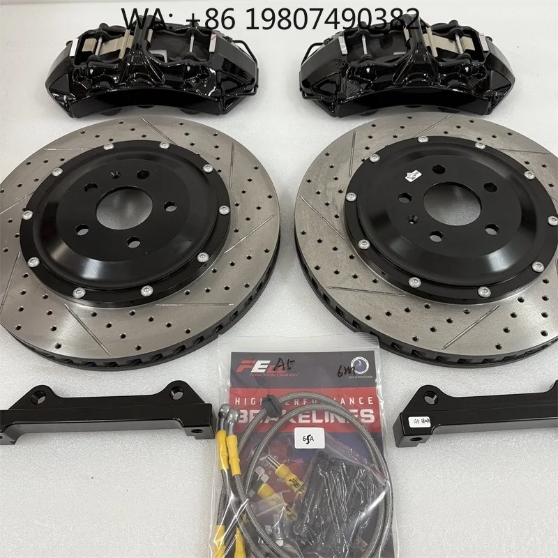 6 Piston Brake Caliper Pad Bracket Hose Kit 370x32mm Disc High Performance Racing System For Performance Luxury Sedan Refit
6 Piston Brake Caliper Pad Bracket Hose Kit 370x32mm Disc High Performance Racing System For Performance Luxury Sedan Refit