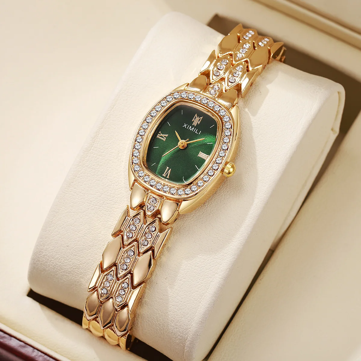 New Fashion Luxury Woman Crystal Bracelet Watch Women Wristwatch Ladies High Quality Stainless Steel Quartz Watches Reloj Mujer
New Fashion Luxury Woman Crystal Bracelet Watch Women Wristwatch Ladies High Quality Stainless Steel Quartz Watches Reloj Mujer