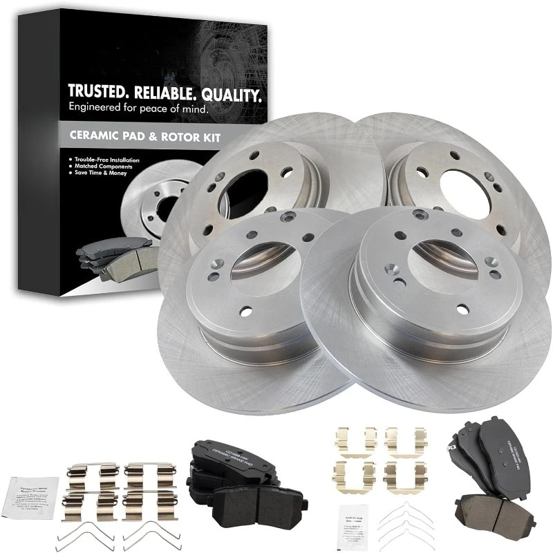 Передние и задние тормозные колодки и комплект ротора Тормозные колодки Тормозной ротор Керамический совместим с Hyundai Sonata 2016-2019 2016-2018 Kia O
Передние и задние тормозные колодки и комплект ротора Тормозные колодки Тормозной ротор Керамический совместим с Hyundai Sonata 2016-2019 2016-2018 Kia O