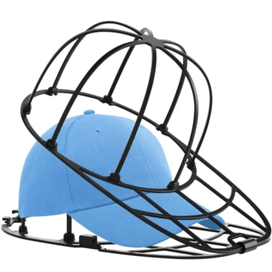 Hat Washer Cage for Baseball Caps Washing Machine Dishwasher Cap Cleaner Frame Washing for Adult Ball Hats Black-1Pack
Hat Washer Cage for Baseball Caps Washing Machine Dishwasher Cap Cleaner Frame Washing for Adult Ball Hats Black-1Pack