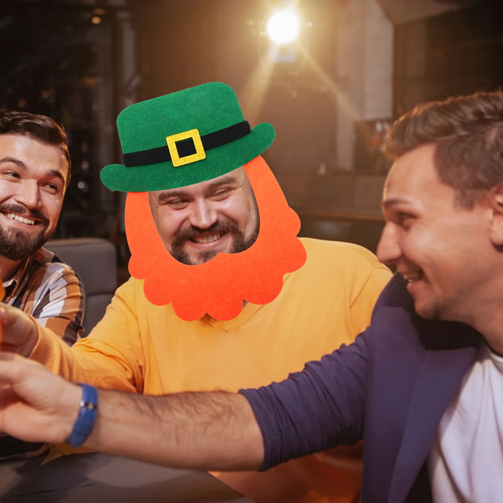 1 set Funny Fake Beard Stickers Green Top Hat Costume Saint Patricks Day Props Party Supplies Reusable Self Adhesive Long Beard
1 set Funny Fake Beard Stickers Green Top Hat Costume Saint Patricks Day Props Party Supplies Reusable Self Adhesive Long Beard