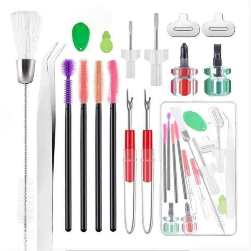 22 - Piece Sewing Machine Cleaning and Repair Tool Set in Storage Box Sewing Equipment Maintenance Tool Kit
22 - Piece Sewing Machine Cleaning and Repair Tool Set in Storage Box Sewing Equipment Maintenance Tool Kit