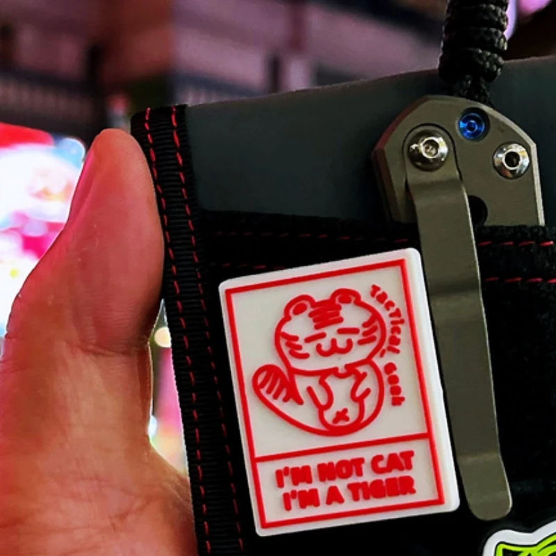TACTICAL GEEKS 3D PVC Hook and Loop Luminous Patch I'm Not A Cat I'm A Tiger Morale Badge Backpack Tactical Accessories Stickers
TACTICAL GEEKS 3D PVC Hook and Loop Luminous Patch I'm Not A Cat I'm A Tiger Morale Badge Backpack Tactical Accessories Stickers