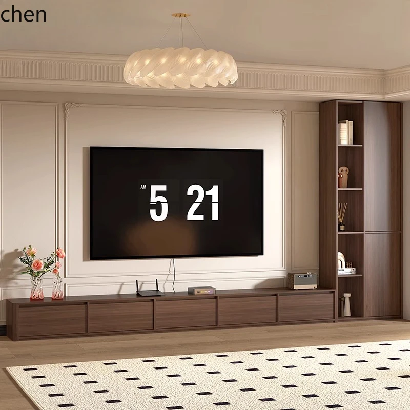 ZML antique living room floor TV cabinet coffee table combination small apartment integrated storage locker
ZML antique living room floor TV cabinet coffee table combination small apartment integrated storage locker