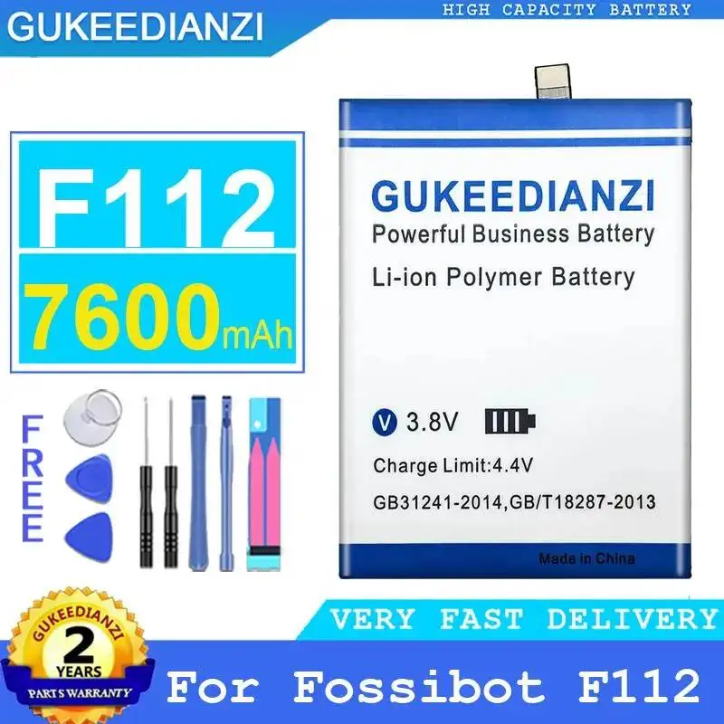 For Fossibot F112 Mobile Phone Battery Reliable Power Supply 7600Mah Long-Lasting
For Fossibot F112 Mobile Phone Battery Reliable Power Supply 7600Mah Long-Lasting