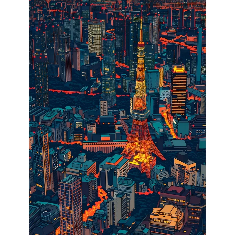 500/1000/1200/2000PCS Puzzles for Adults Cartoon Tokyo Tower Night Scene,Jigsaw Puzzles Brain Games Gifts Home Decor
500/1000/1200/2000PCS Puzzles for Adults Cartoon Tokyo Tower Night Scene,Jigsaw Puzzles Brain Games Gifts Home Decor