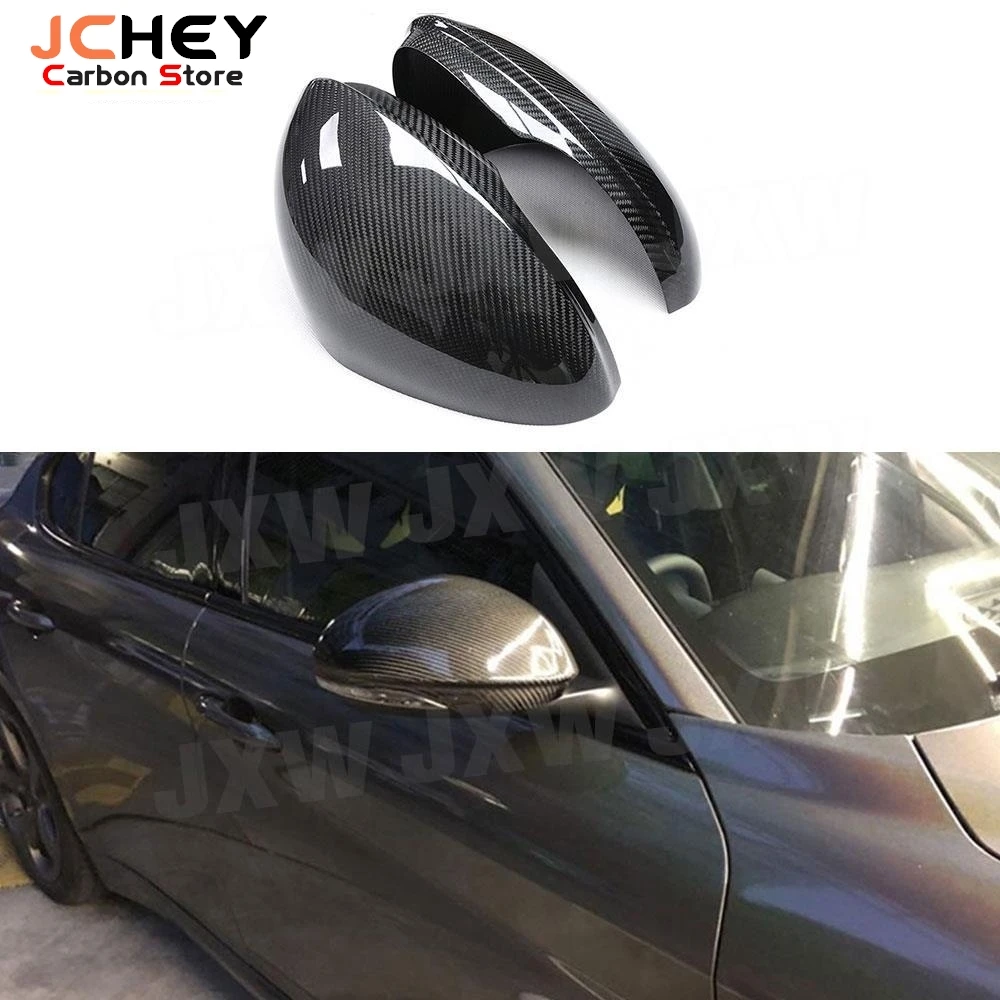 JCHEY Dry Carbon Fiber Car Rear View Mirror Cover Cap Car Side Mirror Shell Case Protect Sticker For Alfa Romeo Giulia 17-19
JCHEY Dry Carbon Fiber Car Rear View Mirror Cover Cap Car Side Mirror Shell Case Protect Sticker For Alfa Romeo Giulia 17-19
