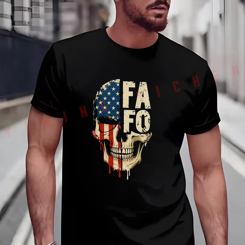 FAFO Skull Graphic Motorcycle T-Shirt Men Summer Hip Hop Streetwear Unisex Casual Fashion Short Sleeve Tops
FAFO Skull Graphic Motorcycle T-Shirt Men Summer Hip Hop Streetwear Unisex Casual Fashion Short Sleeve Tops