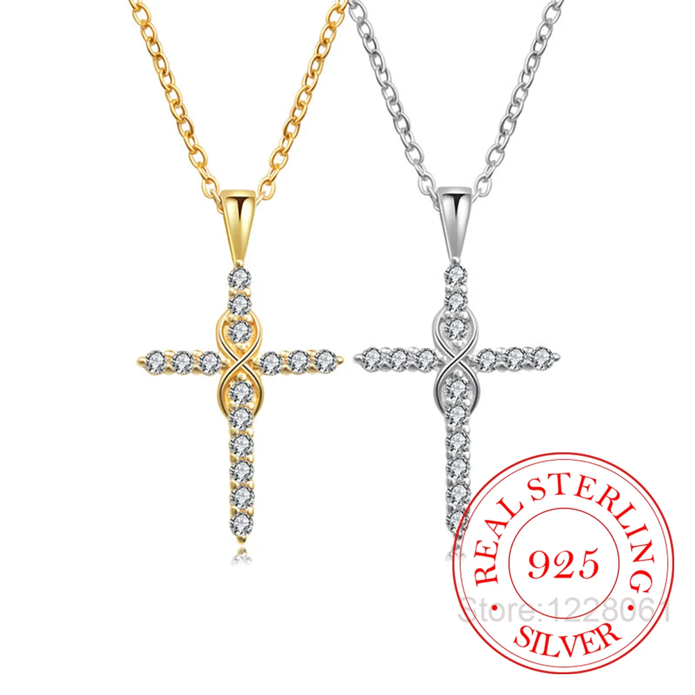 Ювелирные изделия из стерлингового серебра 925 пробы, 8 стилей, кулон с кристаллами и крестом, ожерелье для женщин, цепочка на ключицы, ювелирное изделие для свадебной вечеринки, подарок
Ювелирные изделия из стерлингового серебра 925 пробы, 8 стилей, кулон с кристаллами и крестом, ожерелье для женщин, цепочка на ключицы, ювелирное изделие для свадебной вечеринки, подарок