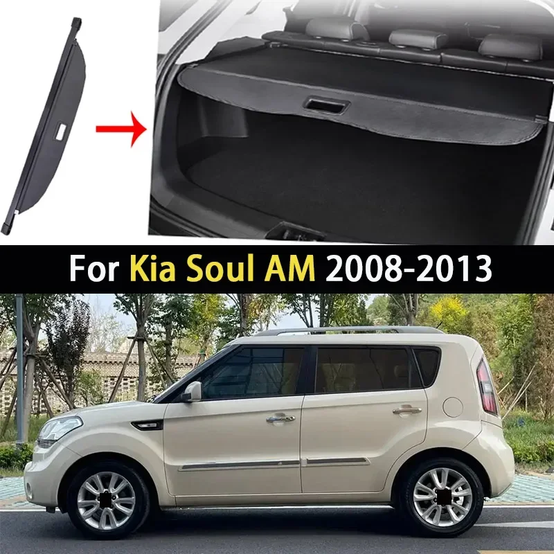 Car Rear Trunk Cargo Cover Curtain For Kia Soul AM 2008 2009 2010 2011 2012 2013 Security Storage Partition Rack Luggage Shelter
Car Rear Trunk Cargo Cover Curtain For Kia Soul AM 2008 2009 2010 2011 2012 2013 Security Storage Partition Rack Luggage Shelter