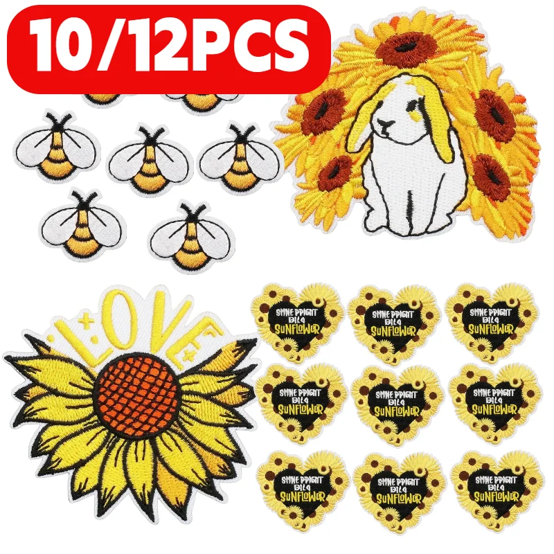 10/12PCS Bulk Warm Color Bee English Letter Skull Flower Rabbit Embroidery Cloth DIY Decoration Patch Ironing Bag/hat/cloth
10/12PCS Bulk Warm Color Bee English Letter Skull Flower Rabbit Embroidery Cloth DIY Decoration Patch Ironing Bag/hat/cloth
