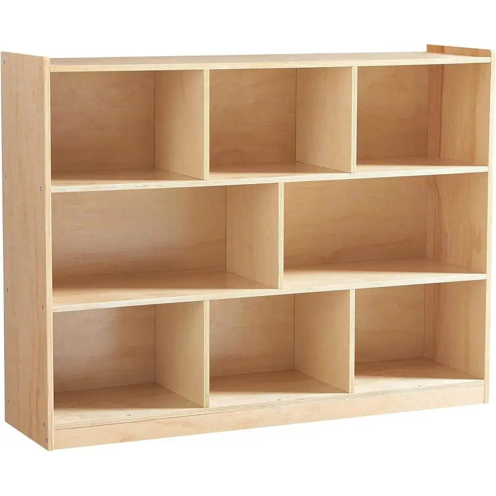 8-Section Wooden Storage Cabinet, 3-Shelf Toy Organizer, Kids Classroom & Playroom Storage
8-Section Wooden Storage Cabinet, 3-Shelf Toy Organizer, Kids Classroom & Playroom Storage