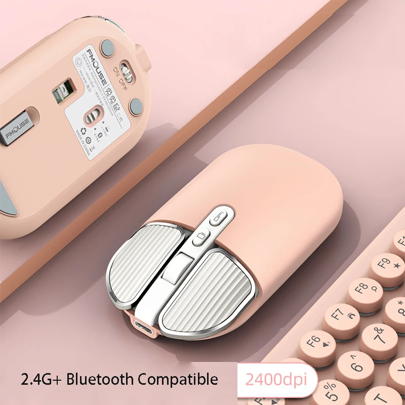 Mini Mouse 2.4G Wireless Bluetooth-compatible Cute Mute Mouse for Rechargeable Mouse for PC Laptop Office Gaming Mice
Mini Mouse 2.4G Wireless Bluetooth-compatible Cute Mute Mouse for Rechargeable Mouse for PC Laptop Office Gaming Mice