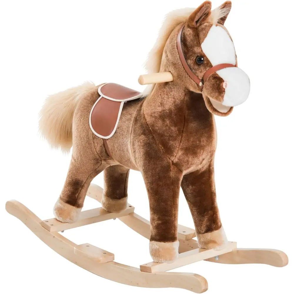 Toddler Wooden Rocker Ride-On Toy with Handle, Suitable for 36 Months and Up, Brown
Toddler Wooden Rocker Ride-On Toy with Handle, Suitable for 36 Months and Up, Brown