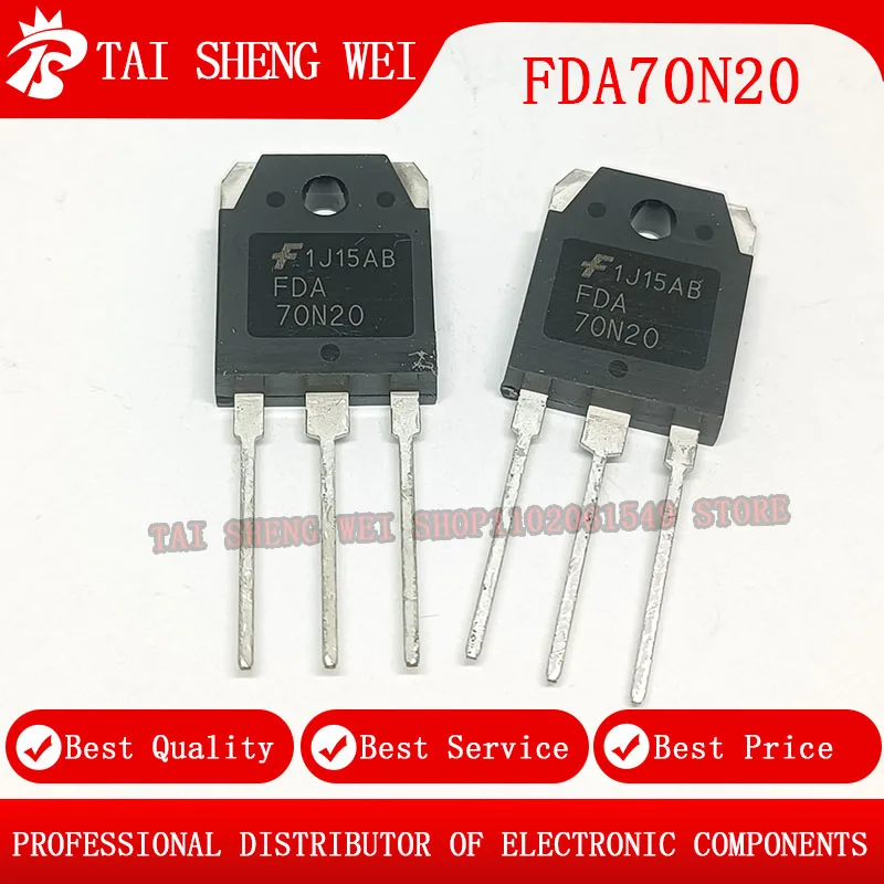 5 шт. новый FDA70N20 FDA 70N20 TO-247 70A 200V TO3P MOS MOSFET Мощные полевые транзисторы
5 шт. новый FDA70N20 FDA 70N20 TO-247 70A 200V TO3P MOS MOSFET Мощные полевые транзисторы