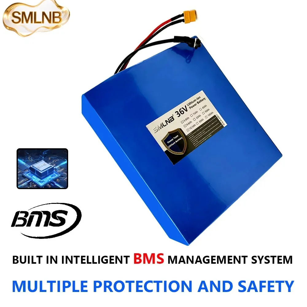 10S8P 36V 50Ah A-class lithium battery pack, 1500W built-in BMS, for electric scooters electric vehicles, bicycles 21700 batter
10S8P 36V 50Ah A-class lithium battery pack, 1500W built-in BMS, for electric scooters electric vehicles, bicycles 21700 batter