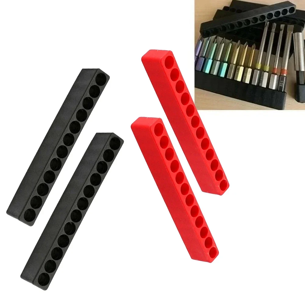 4Pcs Bit Holder 12 Hole 1/4 Hex Shank Screwdriver Plastic Screwdriver Storage Soft Rubber Organizer Head Drill Bit Stand Case
4Pcs Bit Holder 12 Hole 1/4 Hex Shank Screwdriver Plastic Screwdriver Storage Soft Rubber Organizer Head Drill Bit Stand Case