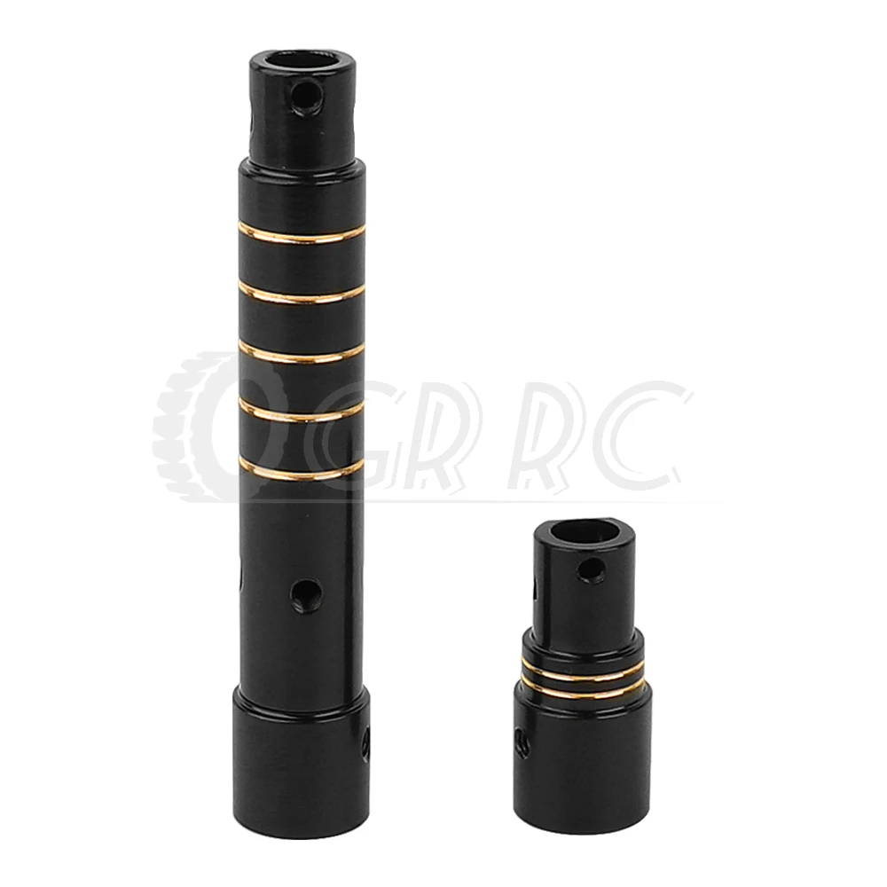 55g Black Coating Brass Front Axle Tube Set for 1/10 RC Crawler Axial SCX10 PRO Metal Upgrade Parts
55g Black Coating Brass Front Axle Tube Set for 1/10 RC Crawler Axial SCX10 PRO Metal Upgrade Parts