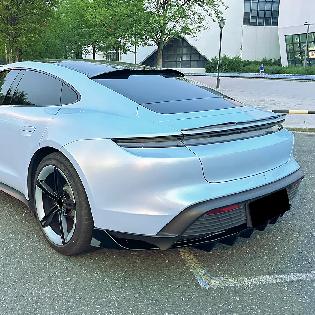 For Porsche Taycan 2019-25 Rear Bumper Diffuser Lip Carbon Fiber Look/Gloss Black Boot Lower Splitter Spoiler Air Dam Protector
For Porsche Taycan 2019-25 Rear Bumper Diffuser Lip Carbon Fiber Look/Gloss Black Boot Lower Splitter Spoiler Air Dam Protector