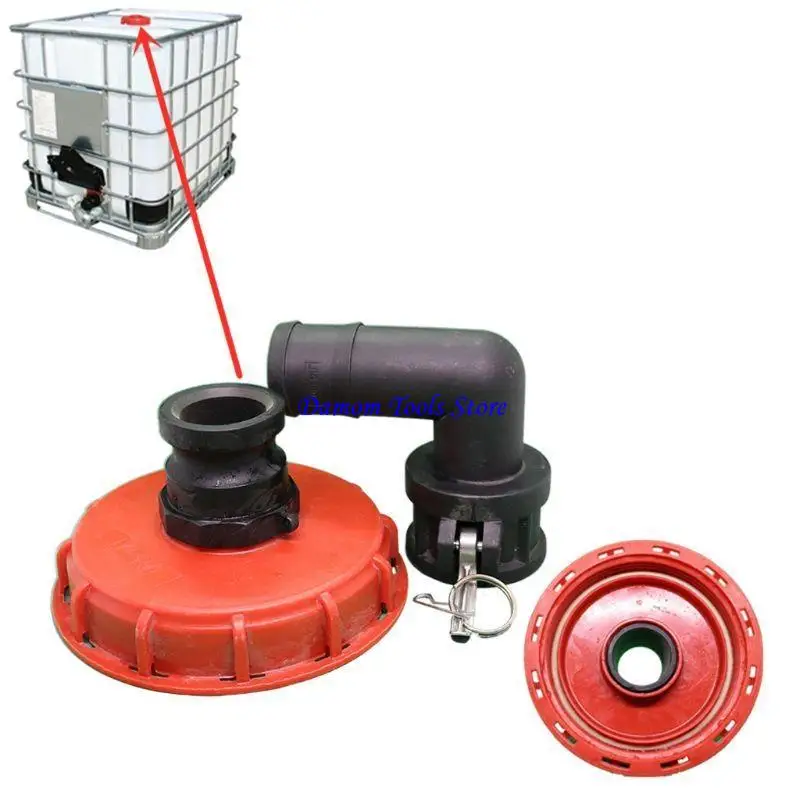 57BE IBC for Tank Cap Cover Lid Bung Adapter with Water Ventilation Connector Plug Ball for Valve Leakproof and Dustproof
57BE IBC for Tank Cap Cover Lid Bung Adapter with Water Ventilation Connector Plug Ball for Valve Leakproof and Dustproof