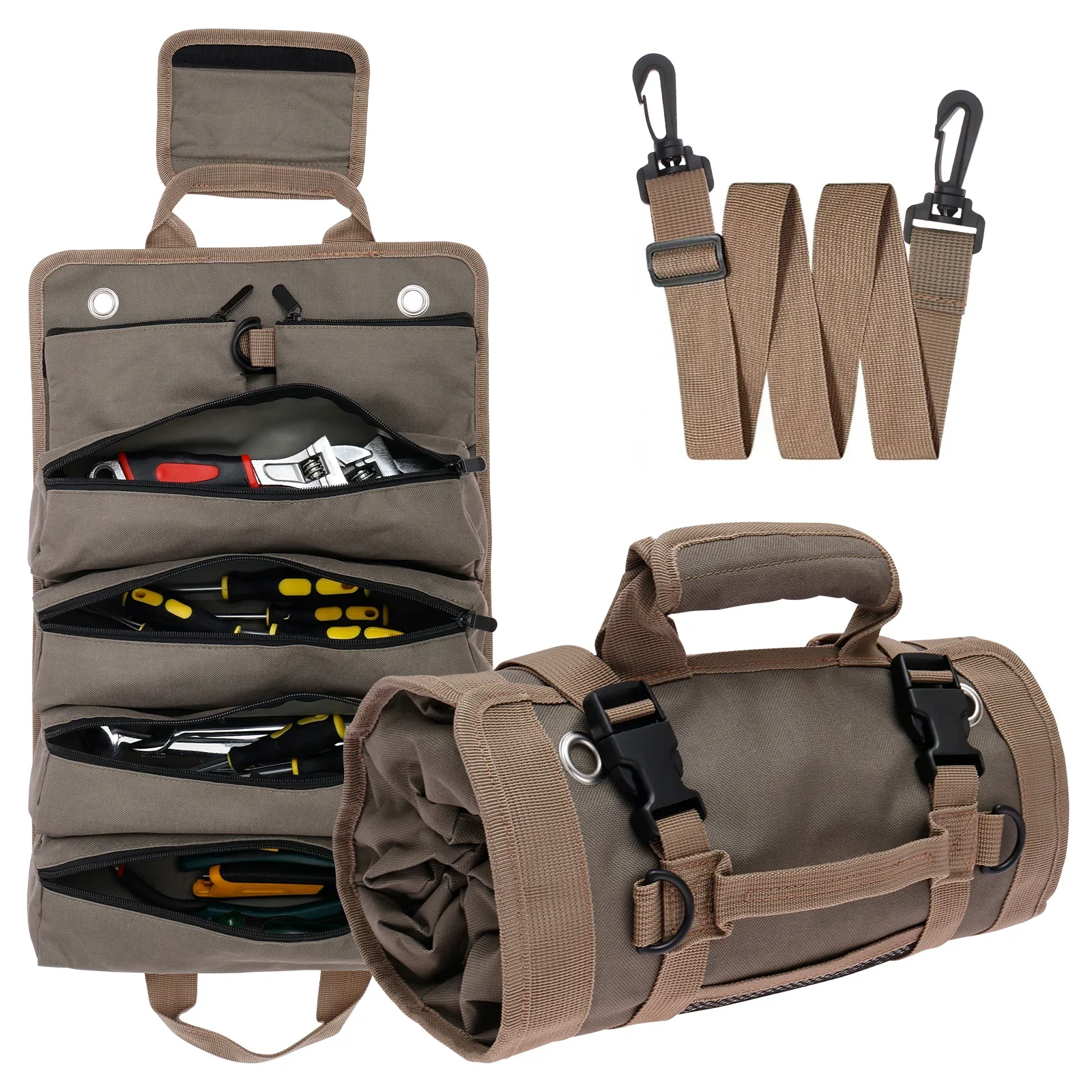 Roll Up Tool Bag Multi Pocket Repair Tool Wrap Storage Bag Oxford Cloth Portable Wrench Electrician Carrier Pouch Organizer
Roll Up Tool Bag Multi Pocket Repair Tool Wrap Storage Bag Oxford Cloth Portable Wrench Electrician Carrier Pouch Organizer