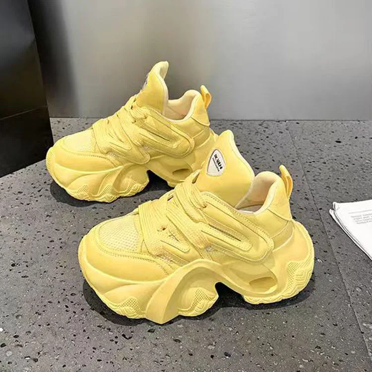 Women's Sporty Casual Dad Shoes Mesh Upper Thick Bottom Platform 7cm Heightening Lightweight Bread Shoes Fall 2026 New Style
Women's Sporty Casual Dad Shoes Mesh Upper Thick Bottom Platform 7cm Heightening Lightweight Bread Shoes Fall 2026 New Style
