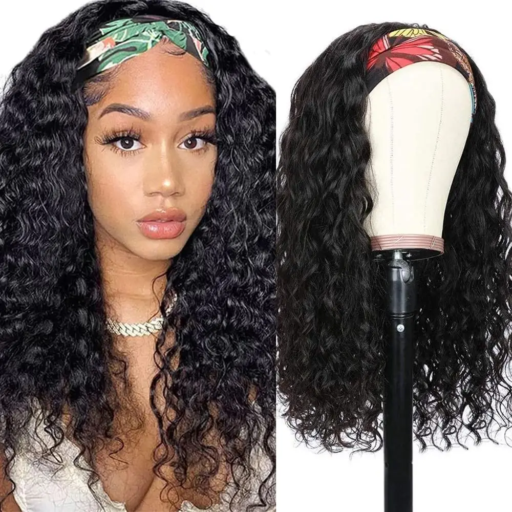 22 Human Hair Water Wave Headband Wigs for Black Women, Glueless, 180% Density, Machine-Made
22 Human Hair Water Wave Headband Wigs for Black Women, Glueless, 180% Density, Machine-Made
