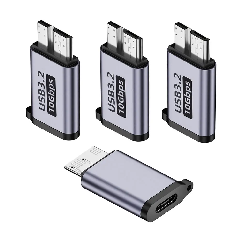 Micro B USB C 3.0 Male to Type C Female Adapter Type-C USB 3.0 Micro B Connector for External Hard Drive Disk HDD Cable Adapter
Micro B USB C 3.0 Male to Type C Female Adapter Type-C USB 3.0 Micro B Connector for External Hard Drive Disk HDD Cable Adapter